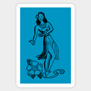 Hula Dancer 2 Sticker